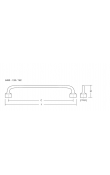 Viefe Floid Kulp 192 mm Mat Altın