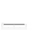 Viefe Arpa Boy Kulp 1178 mm Mat Siyah