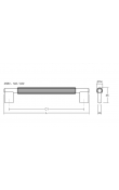 Viefe Arpa Akslı Kulp 320 mm Paslanmaz Çelik
