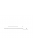 Viefe Wing Entegre Kulp 256 mm Mat Altın