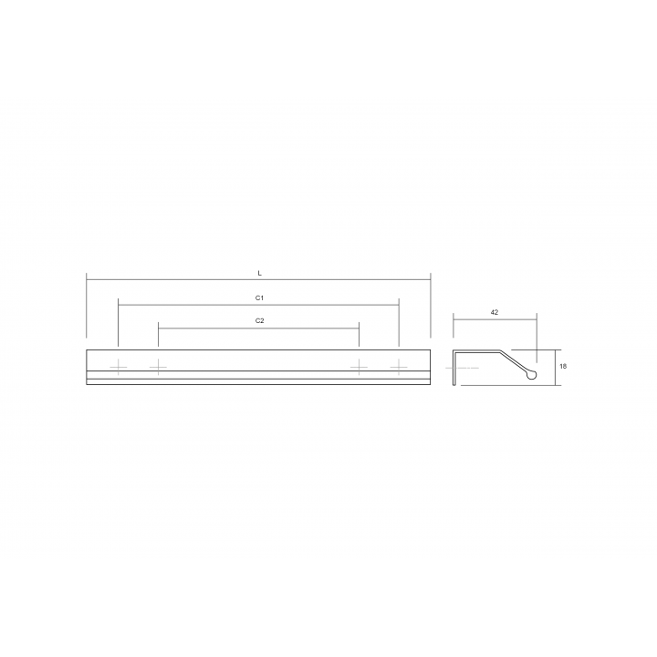 Viefe Wing Entegre Kulp 256 mm Mat Altın