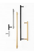 Viefe Rille Düğme Kulp 55 mm Mat Siyah