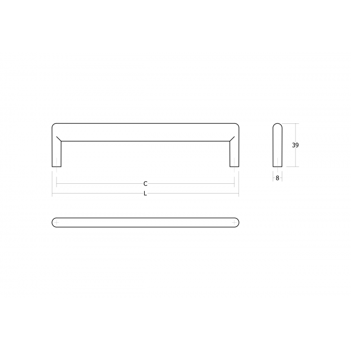 Viefe Beam Kulp 160 mm Paslanmaz Çelik