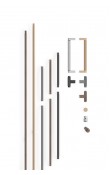 Viefe Brooklyn Kulp 160 mm Mat Altın