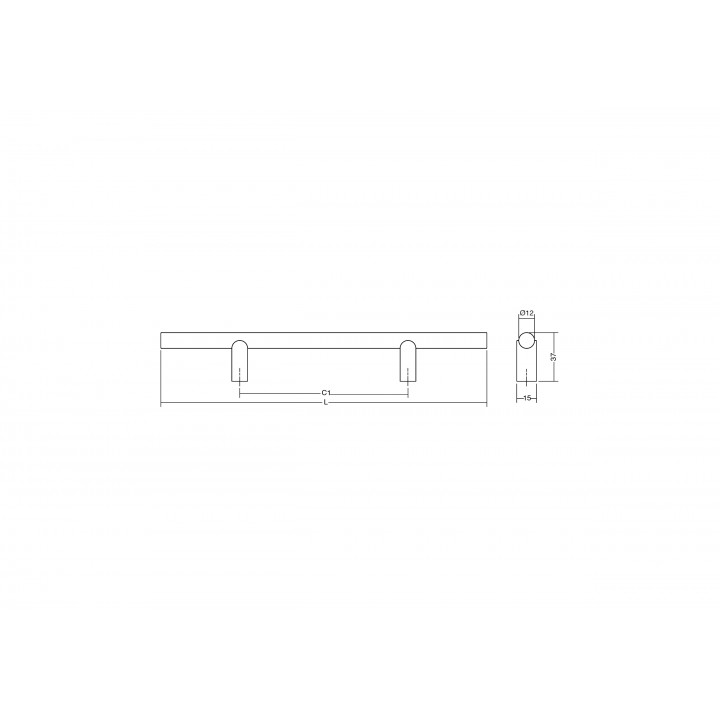 Viefe Kumo Akslı Kulp 320 mm Titanyum