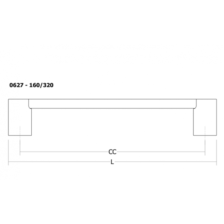 Viefe Fusion Akslı Kulp 320 mm Titanyum