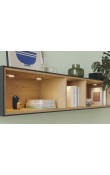 Flat Gömme Spot LED Aydınlatma 12V 4000K Bronz Çerçeve