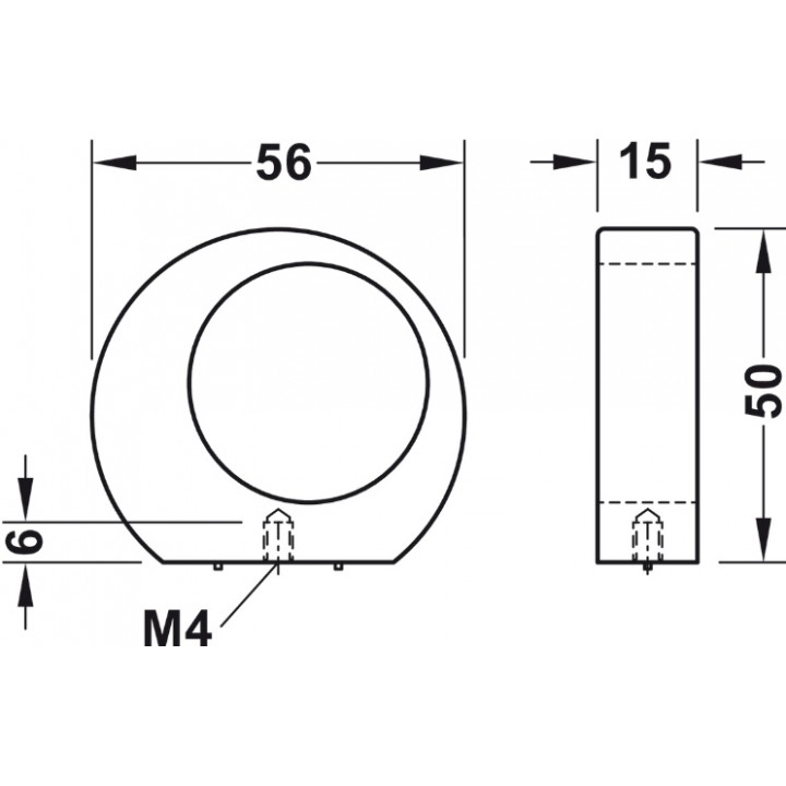 Hafele Deco H2150 Düğme Kulp Paslanmaz Çelik