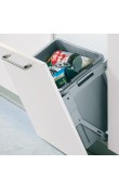 Hafele METROPOL 30 Litre Dolap İçi Çöp Kovası Gri